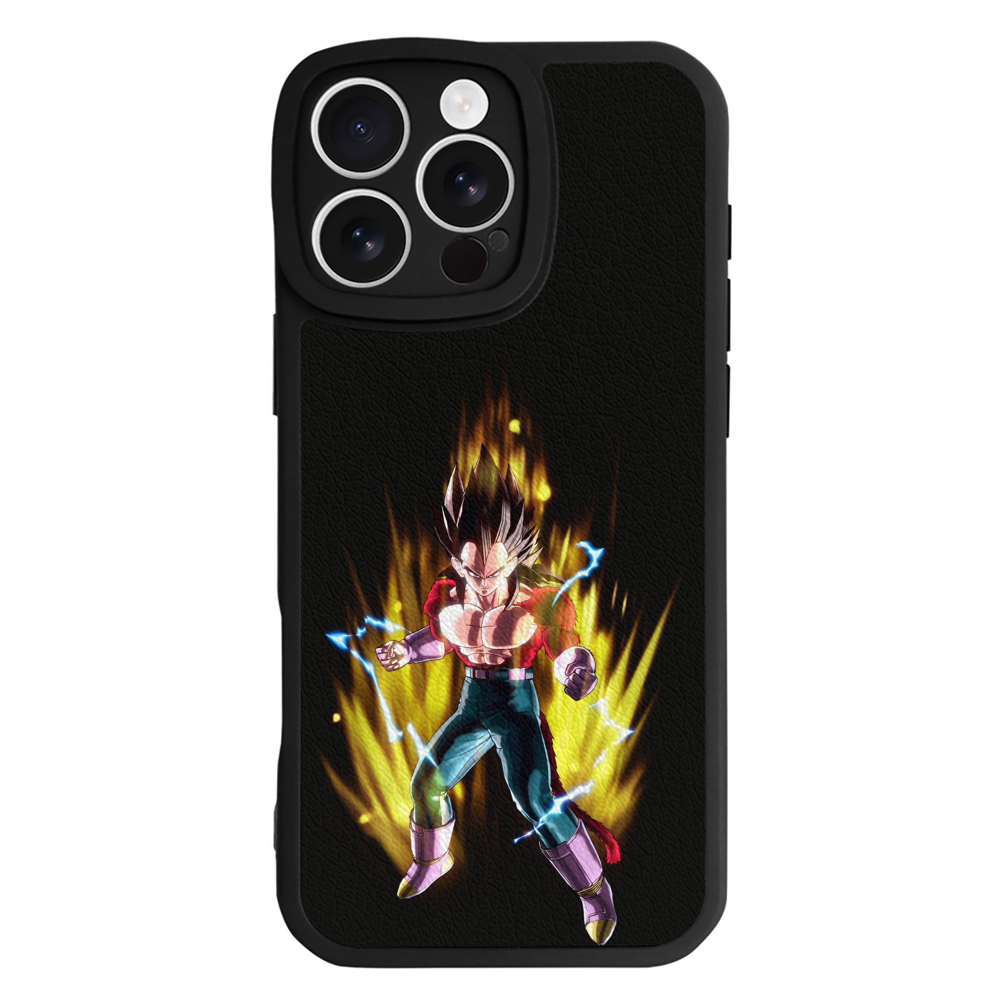 （画像用） ドラゴンボール ベジータ四世（Bejīta Yonsei）DRAGON BALL Vegeta IV 【iPhone 16シリーズ対応】シリコンスマホケース（レザー調） 材質：シリコン